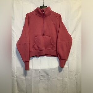 Discount divas boutique brand Women's Rose Half-Zip Pullover XL